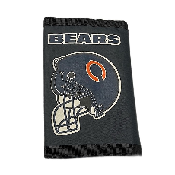 Vintage Chicago Bears trifold wallet fabric Football mens accessories - Picture 1 of 7